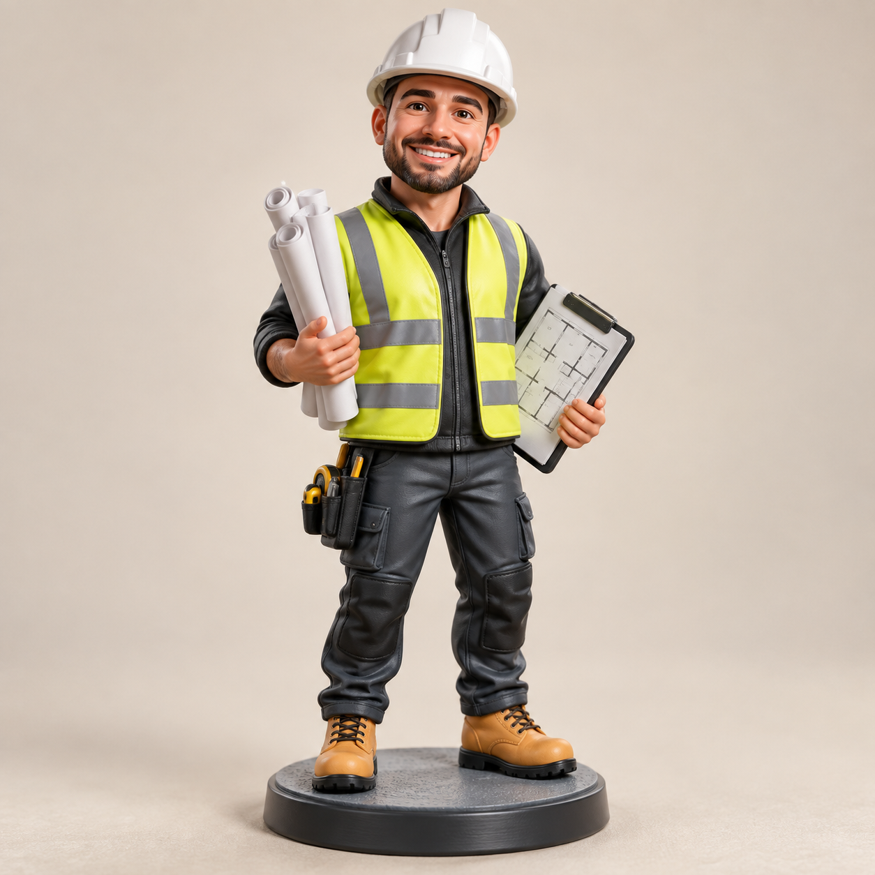 Construction professional MiniMii 3D figurine